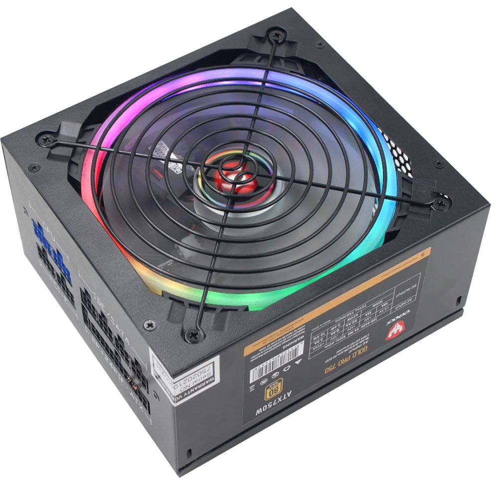 Fuente de Poder Satellite 750WG 750W 80 Plus Gold RGB Full Modular