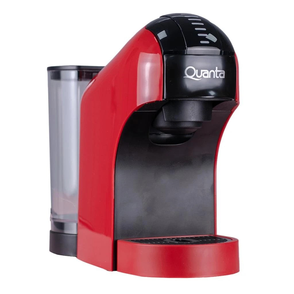 Cafetera Multicápsulas 3 en 1 Quanta QTCMC50 Pure Flavour 220V Roja