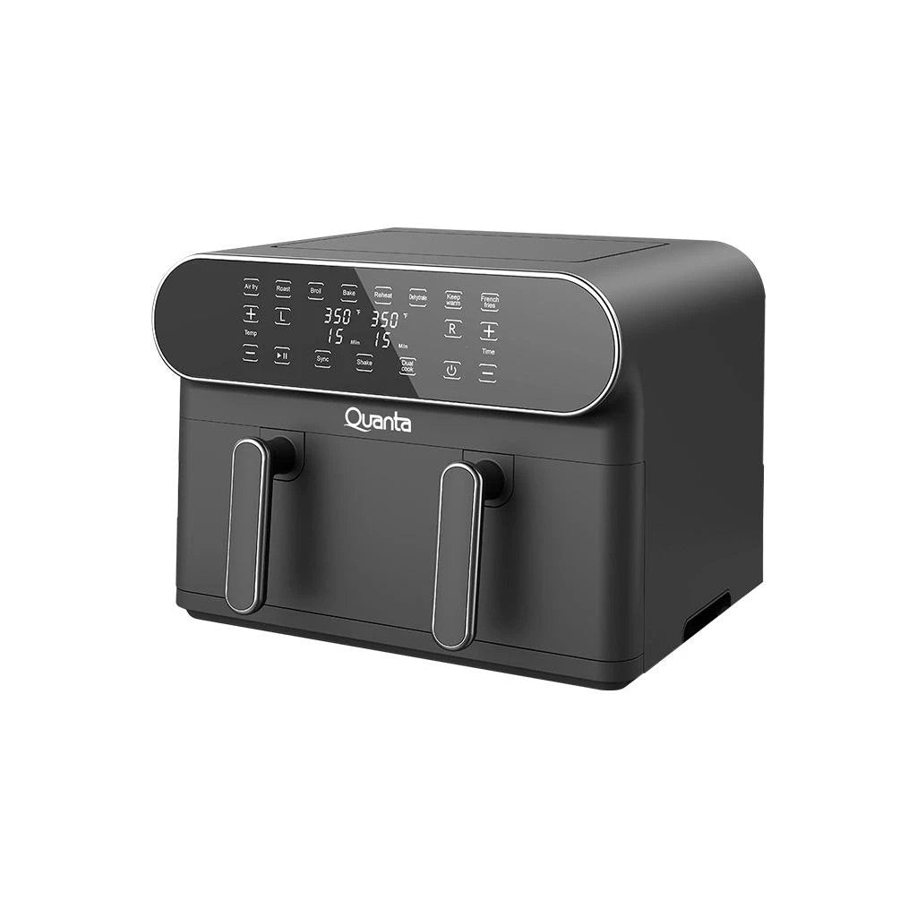 Freidora de Aire Dual Quanta QTAFD11 Grand Piatto 11L 1700W Negra