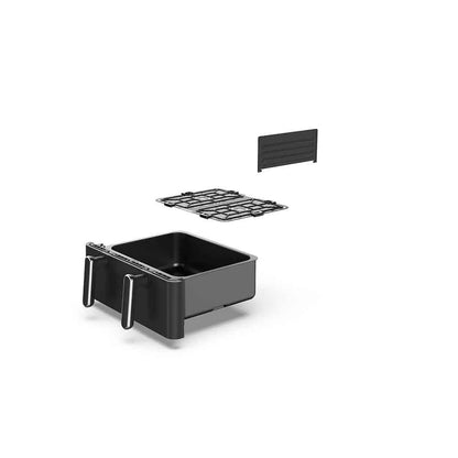 Freidora de Aire Dual Quanta QTAFD11 Grand Piatto 11L 1700W Negra