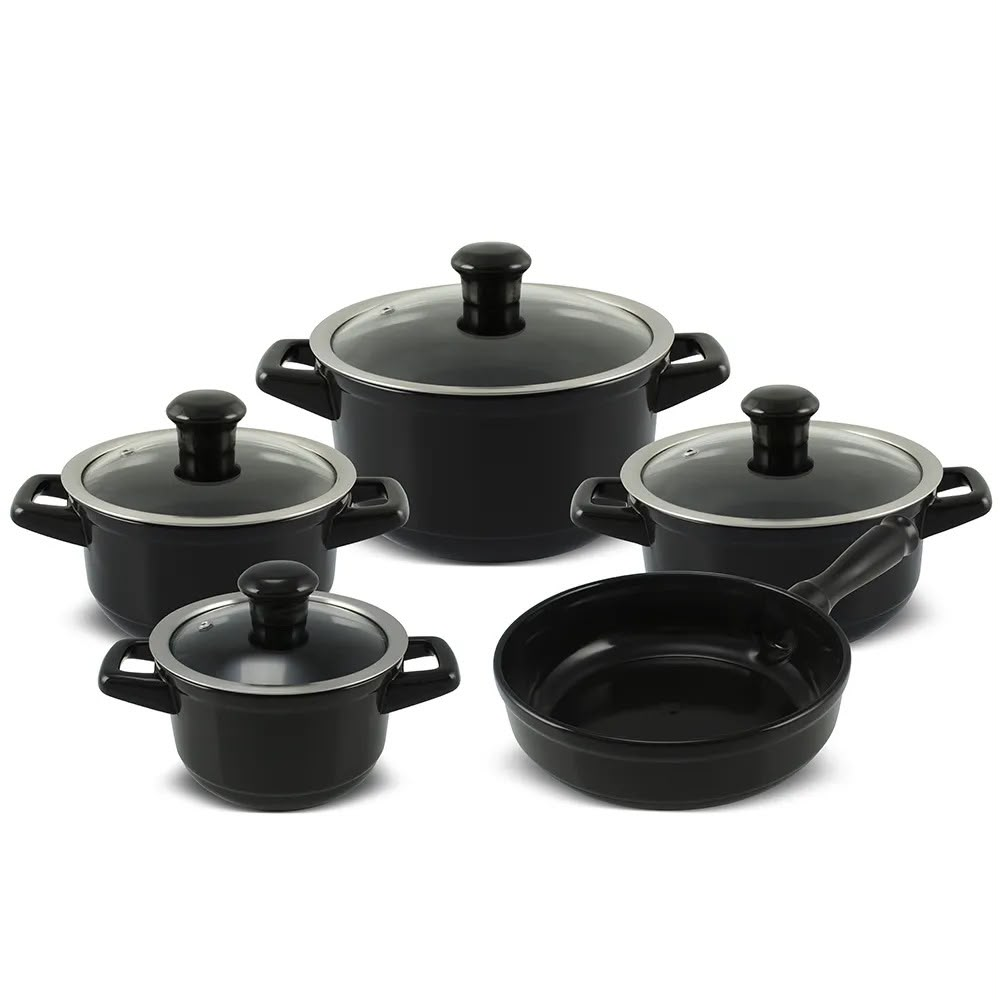 Juego de Ollas 5PZS - Duo Black Ceraflame