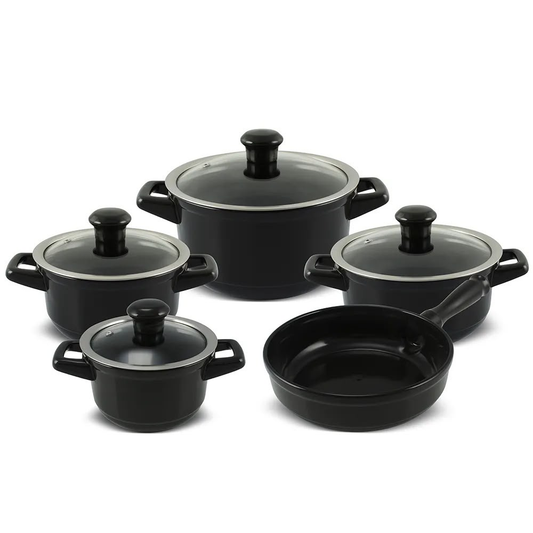 Juego de Ollas 5PZS - Duo Black Ceraflame
