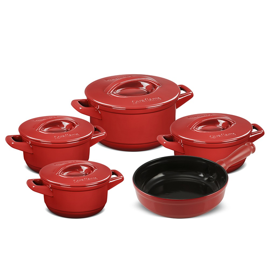 Juego de Ollas 5PZS - Duo+ Red Ceraflame