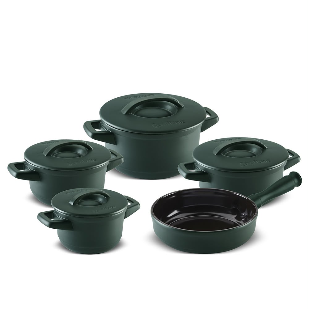 Juego de Ollas 5PZS - Duo+ Matte Green Ceraflame