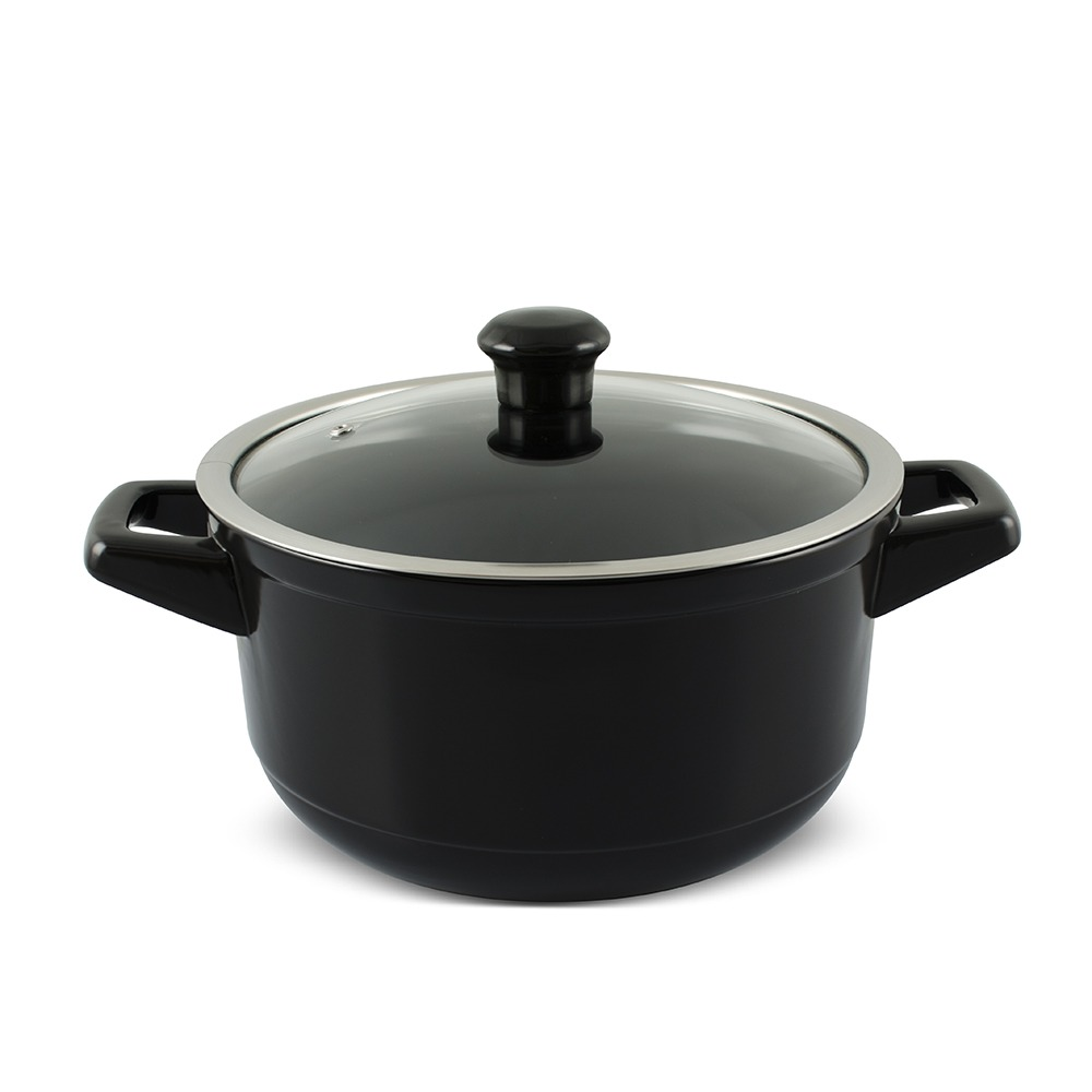 Cacerola Duo 24CM - 4300ML Black Ceraflame