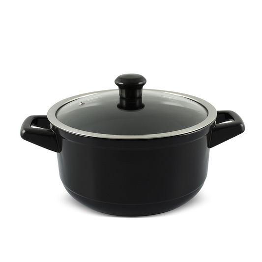 Cacerola Duo 24CM - 4300ML Black Ceraflame