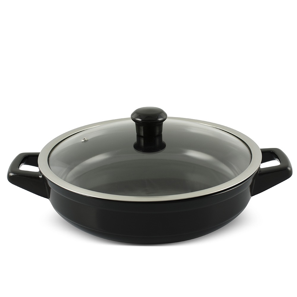 Cacerola Duo Risotto 28CM - 2500ML Black Ceraflame