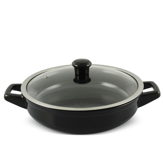 Cacerola Duo Risotto 28CM - 2500ML Black Ceraflame