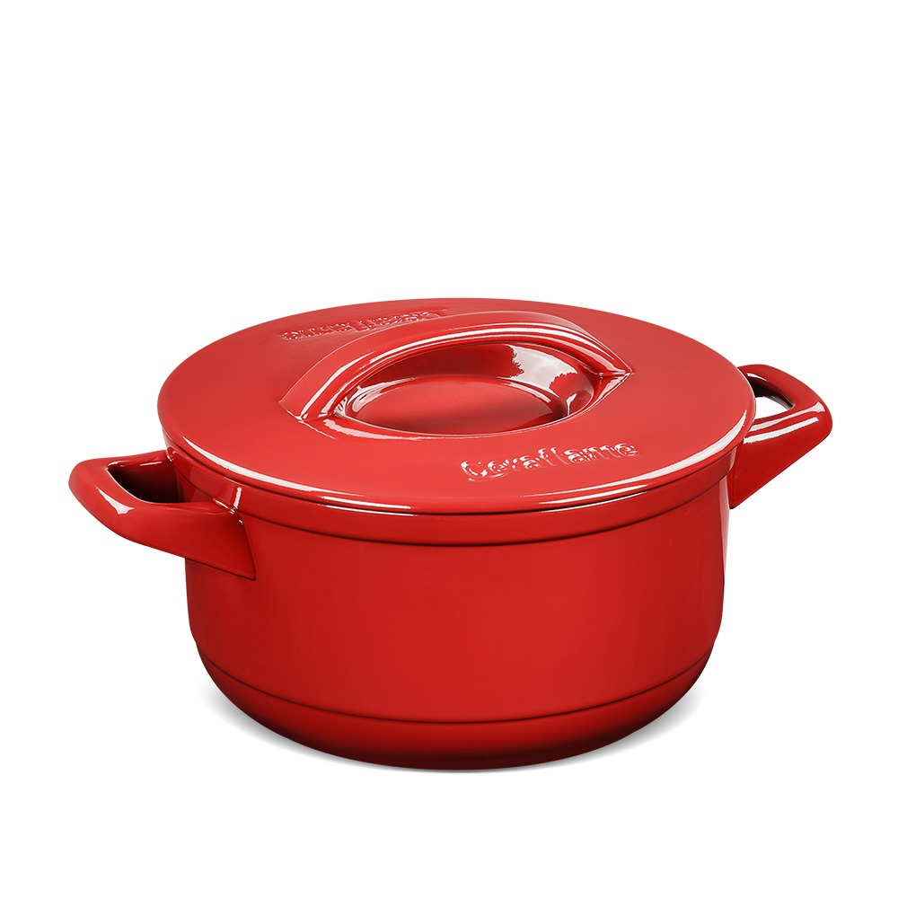 Cacerola Duo+ 24CM - 4300ML Red Ceraflame