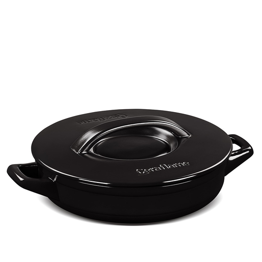 Cacerola Duo+ Risotto 28CM - 2500ML Black Ceraflame