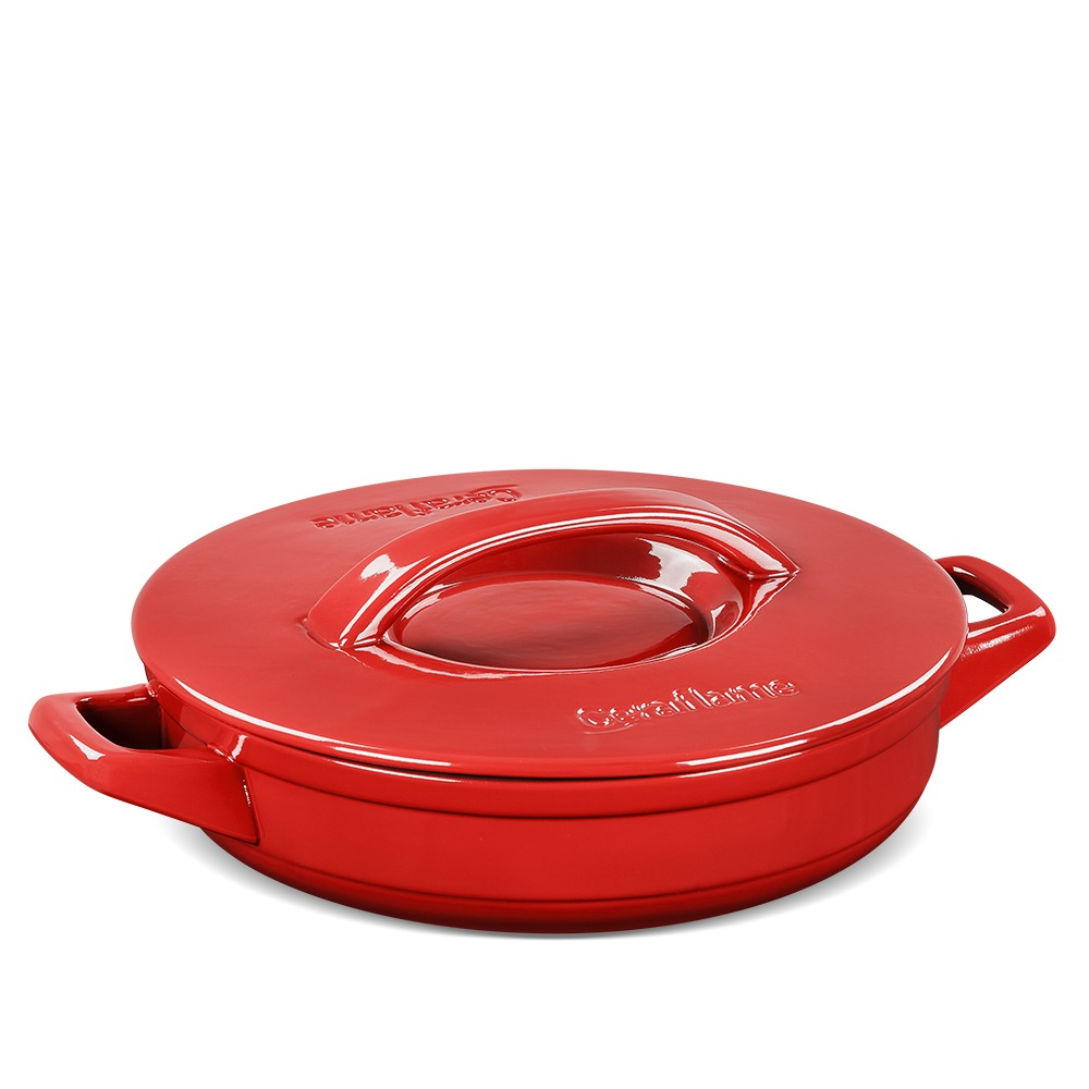 Cacerola Duo+ Risotto 28CM - 2500ML Red Ceraflame
