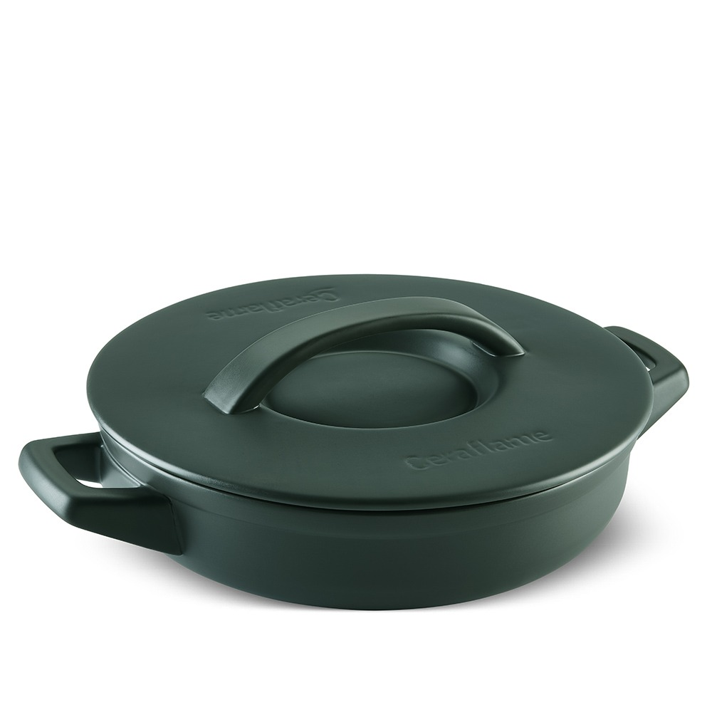 Cacerola Duo+ Risotto 28CM - 2500ML Matte Green Ceraflame