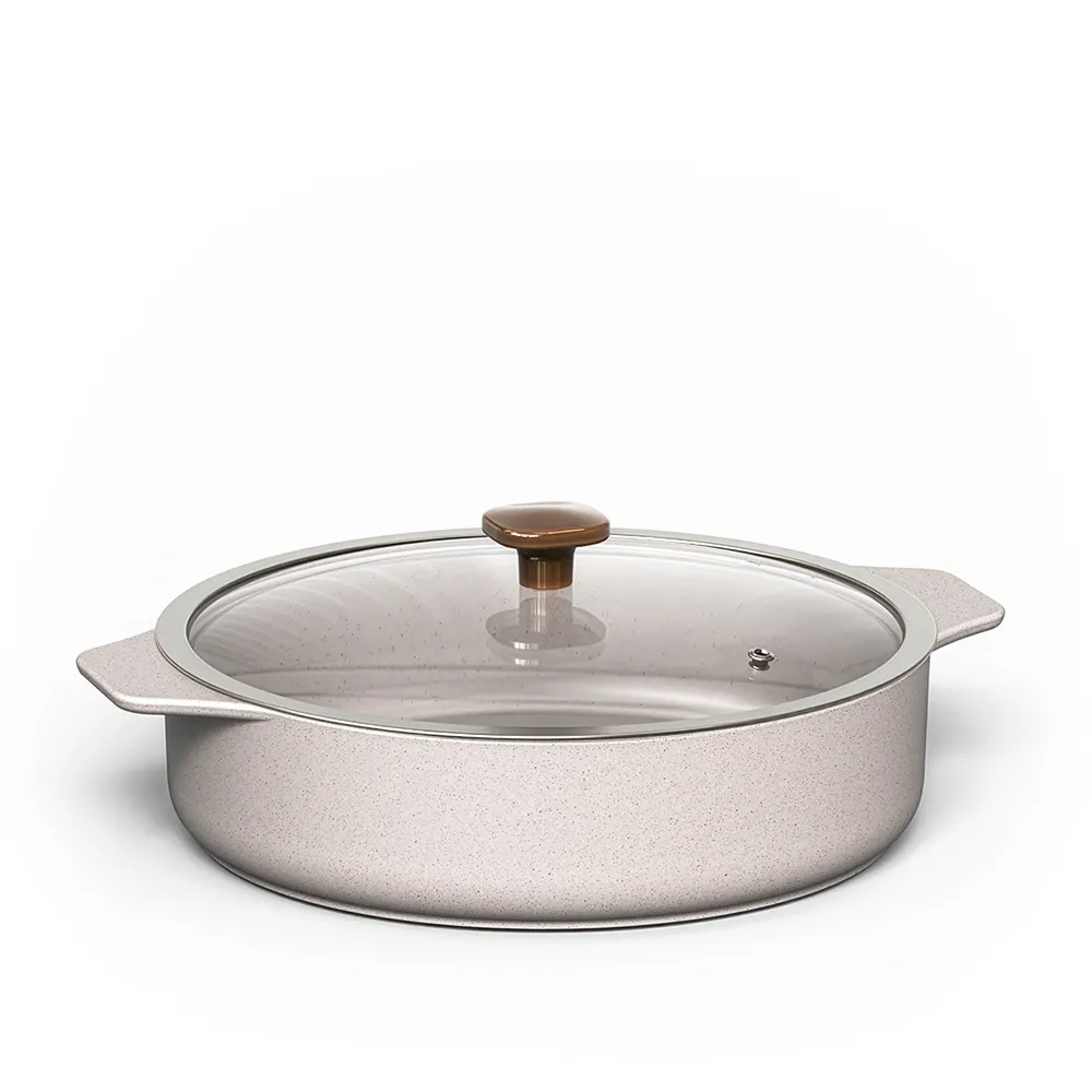 Cacerola Slim Risotto 28CM - 3200ML Vanilla Ceraflame
