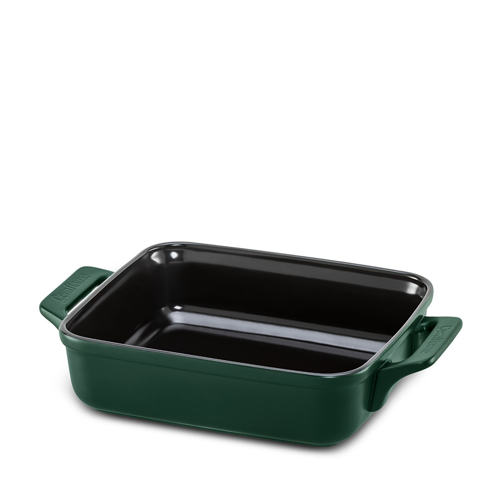 Asadera Clear 25x22CM Matte Green Ceraflame
