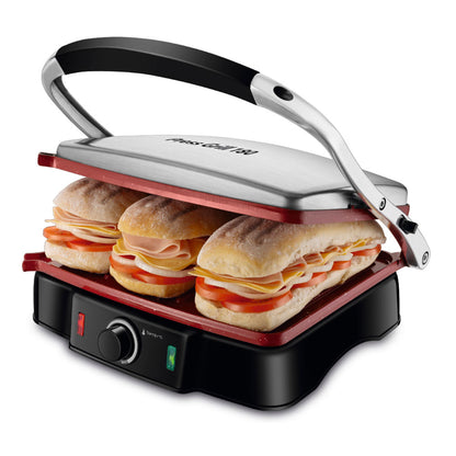 PRESS GRILL RED CERAMIC PG-02