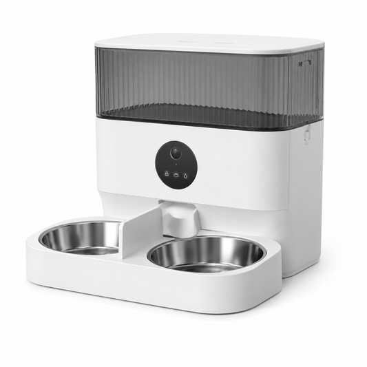 Alimentador Automático para Gatos A-D5LVH con Cámara y App 5L Doble