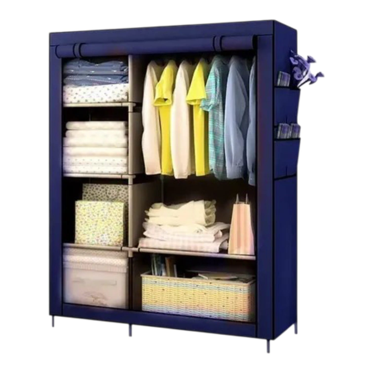 Ropero WACO 88102-4 Azul 105x45x165cm