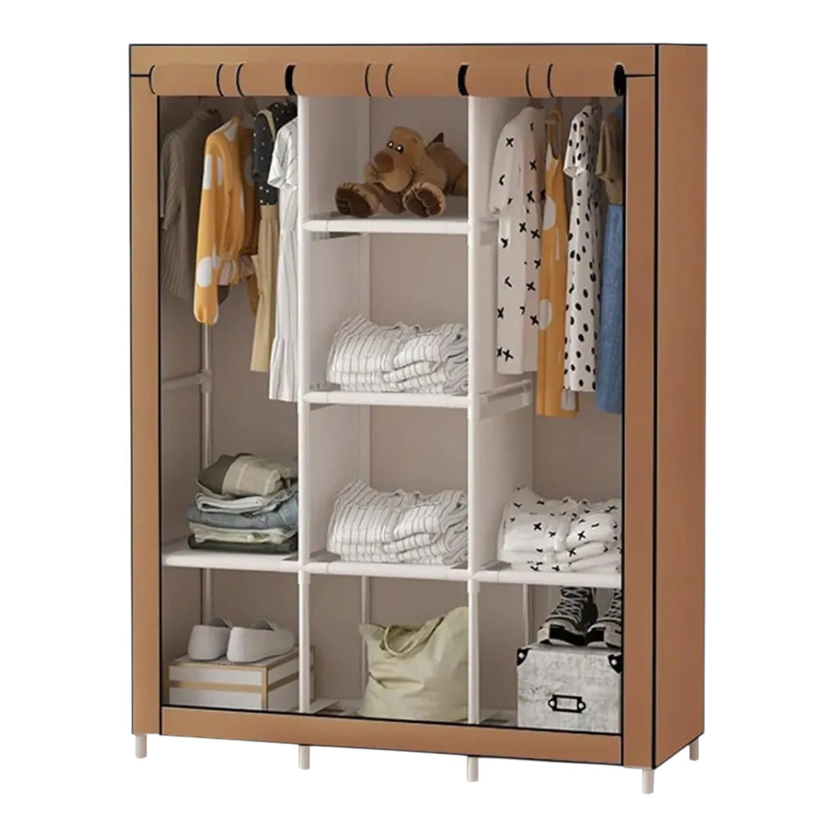 Ropero WACO 88130-2 Marrón 130x45x175cm
