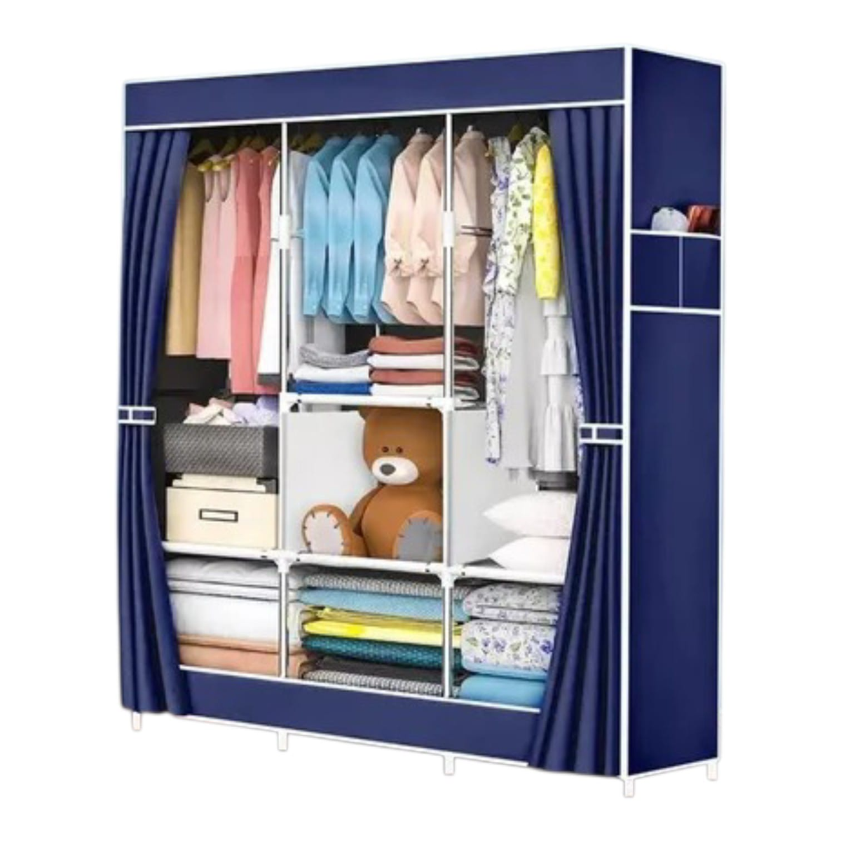 Ropero WACO 88130-6 Azul 130x45x175cm