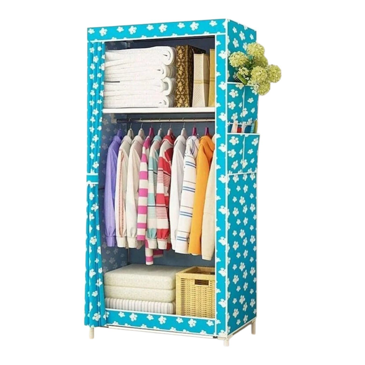 Ropero WACO 8870-3 Azul 70x45x150cm