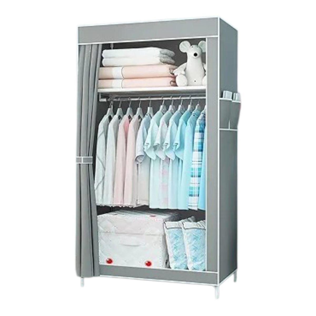 Ropero WACO 8870-7 Gris 70x45x150cm