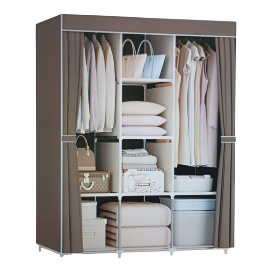 Ropero WACO 8880-2 Marrón 130x45x175cm