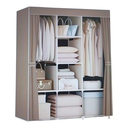 Ropero WACO 8880-3 Beige 130x45x175cm