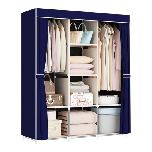 Ropero WACO 8880-4 Azul 130x45x175cm