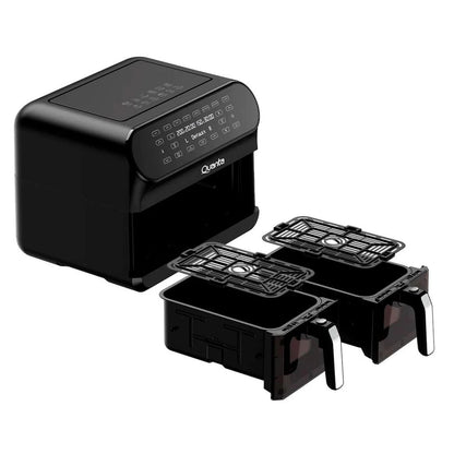Freidora de Aire Doble Quanta QTAFS80 DueSupreme 8L 2400W 220V