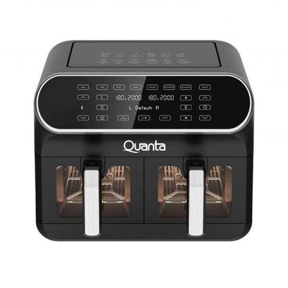 Freidora de Aire Doble Quanta QTAFS80 DueSupreme 8L 2400W 220V