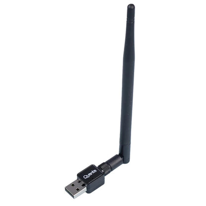 Adaptador Wi-Fi USB Quanta QTAA150 150 Mbps con Antena 5dBi