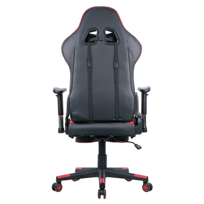 Silla Gamer Quanta QTGC20 Emperor Reclinable 170° Negra y Roja