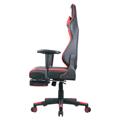 Silla Gamer Quanta QTGC20 Emperor Reclinable 170° Negra y Roja