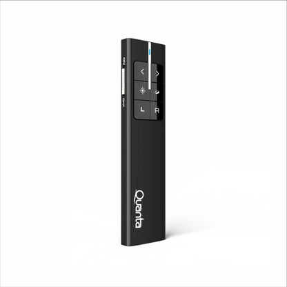 Presentador Inalámbrico Air Mouse Quanta QTPLM30 Recargable Negro