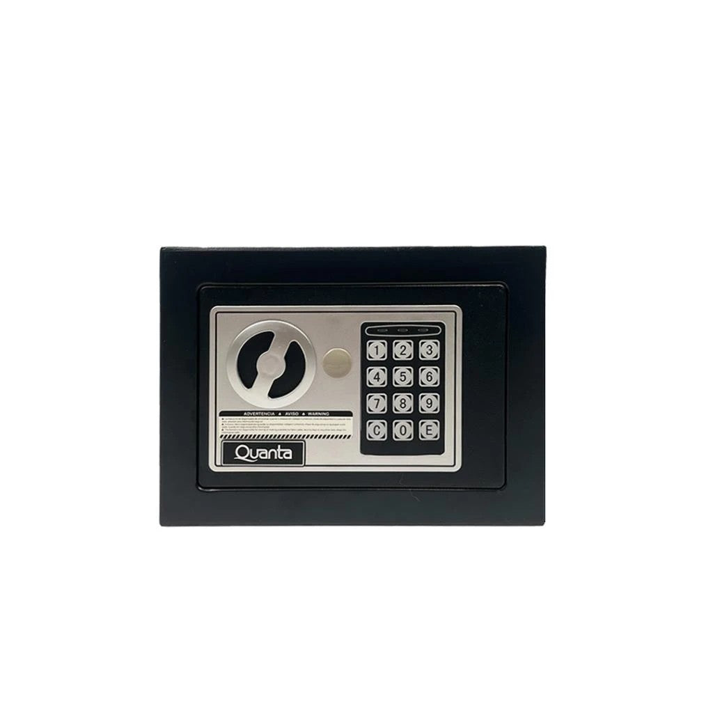 Caja Fuerte Digital con Teclado Quanta QTCFN5 5L con Alarma Negra