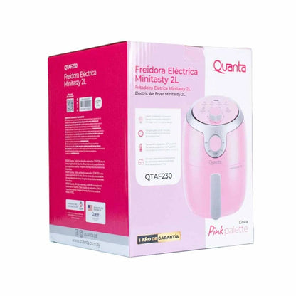 Freidora de Aire Quanta QTAF230 Minitasty 2L 1000W 220V Rosa