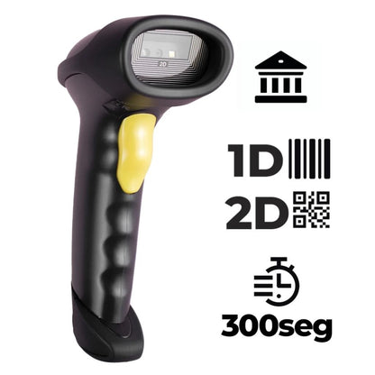 Lector de Código de Barras Inalámbrico Quanta QTLCF300 1D 2D Bluetooth