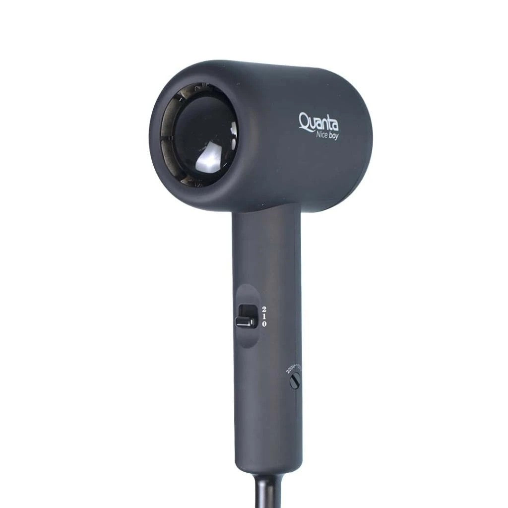 Secador de Cabello Portátil Quanta QTSDCP10 DC 1000W Bivolt Negro