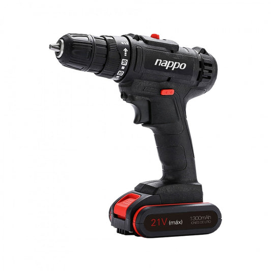 Kit Taladro Atornillador Inalámbrico Nappo NHTI-175 21V 32 Piezas