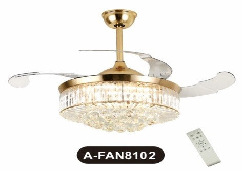Ventilador de Techo Satellite A-FAN8102 con Luminaria 66W 127V a 240V