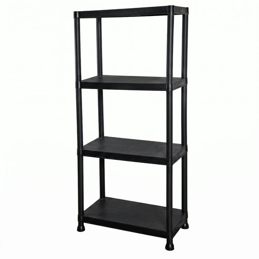 Estantería Organizadora SATE A05-519H Negra 4 Estantes 60x30x133 cm