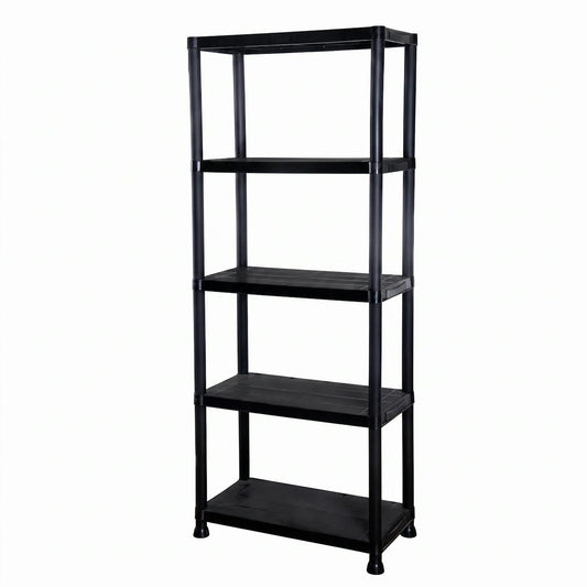 Estantería Organizadora SATE A05-520H Negra 5 Estantes 60x30x173 cm
