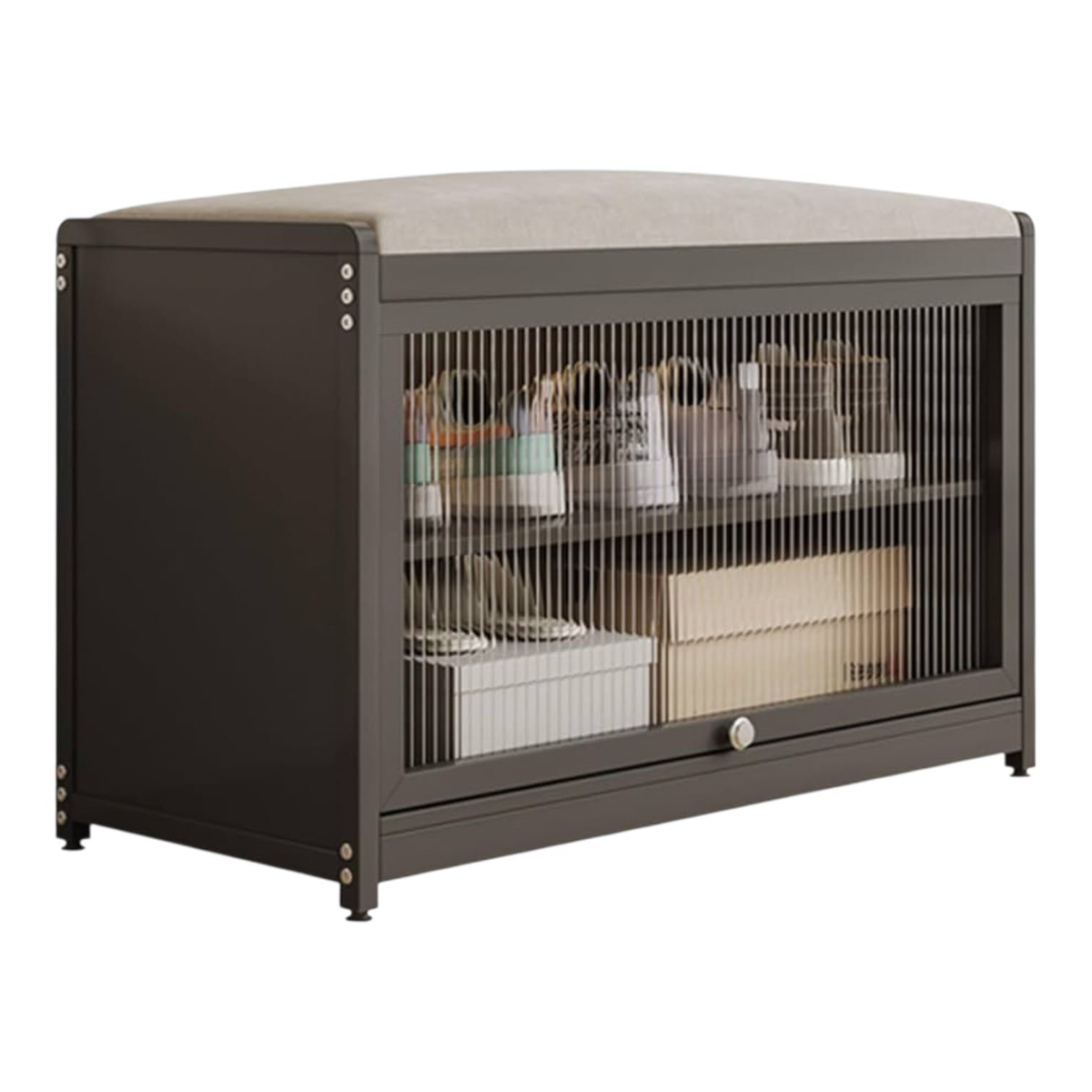 Zapatero banqueta con puerta corrediza Waco A46-496H 50x32x45 cm