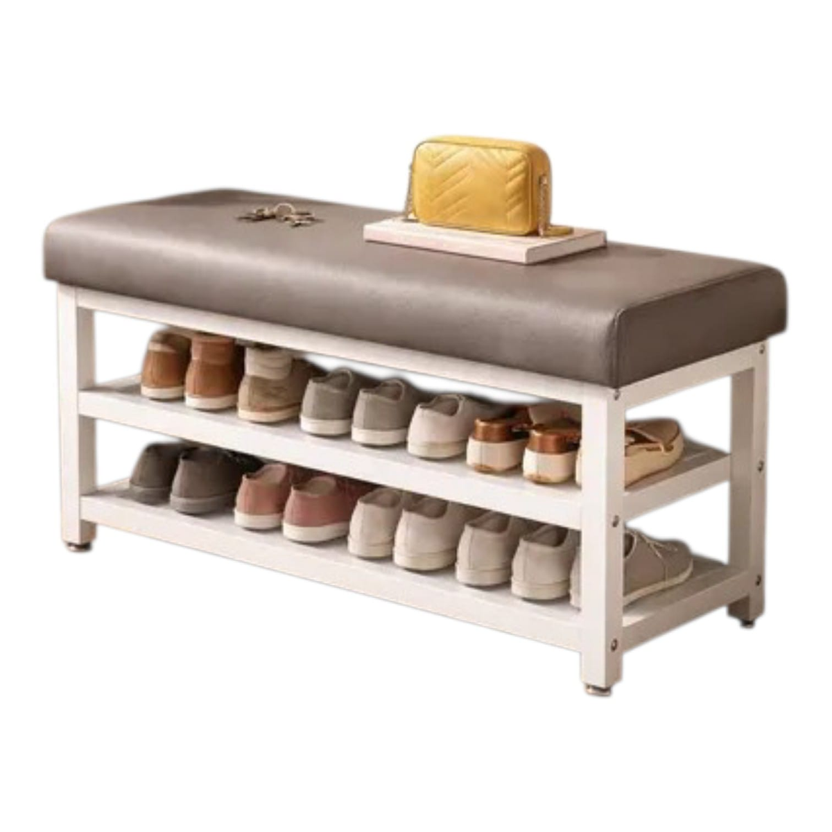 Zapatero banqueta 3 niveles Waco A65-001BS 60x30x49 cm