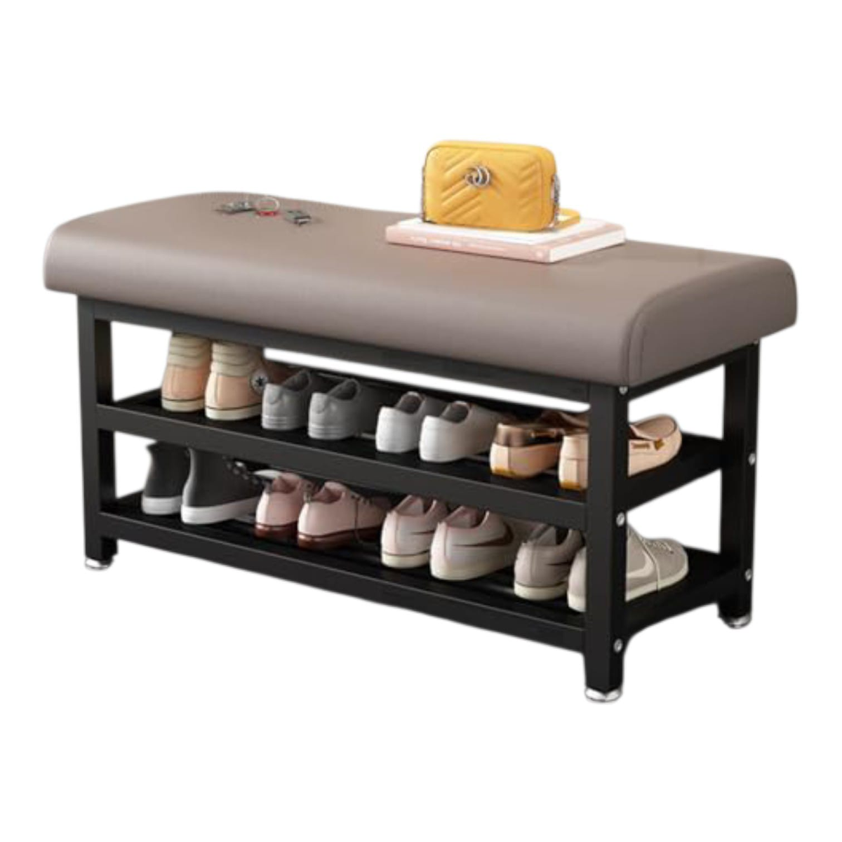 Zapatero banqueta 3 niveles Waco A65-001HS 60x30x49 cm