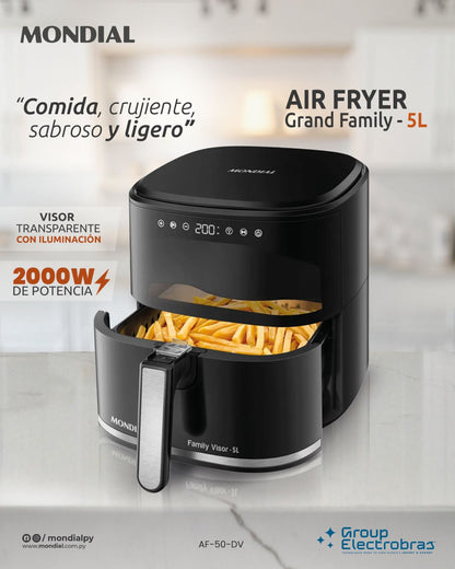AIR FRYER - FAMILY - 5L DIGITAL VISOR AF-50-DV