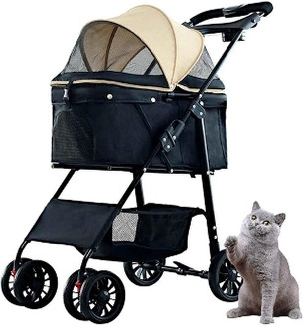 Carrito para mascotas SATE BNDK-1021 para paseo y transporte