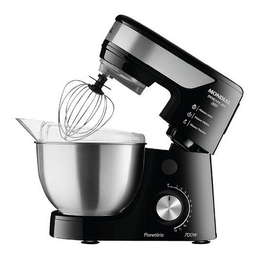 BATIDORA PLANETARIA 700W PREMIUM INOX - 2 BOLS BP-02P-B-TI