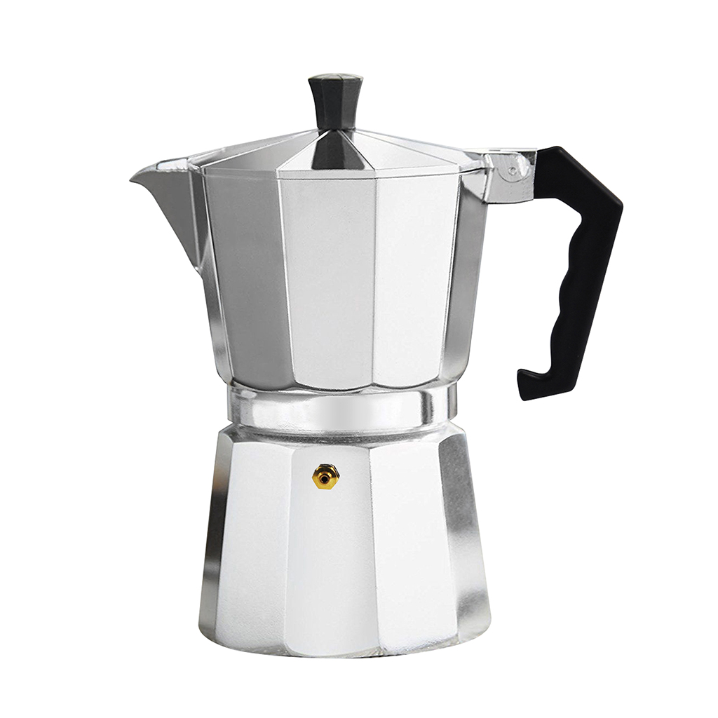 CAFETERA ITALIANA ALUMINIO 300ML 6T PLATA VARENNA