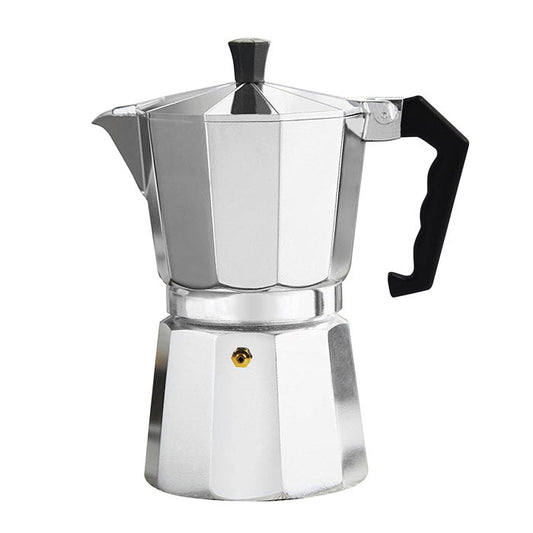 CAFETERA ITALIANA ALUMINIO 450ML 9T PLATA VARENNA